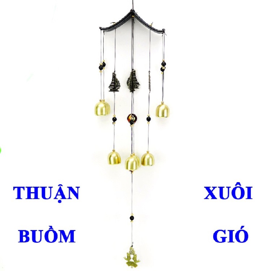 Chuông gió phong thủy làm ăn kính doanh thuận buồm xuôi gió may mắn tài lộc bình an