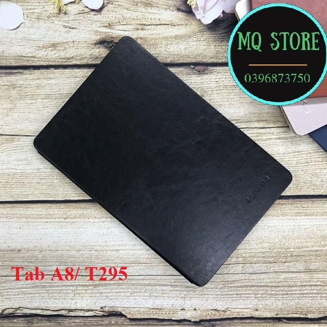 Bao da màu trơn hiệu Kaku dành cho Samsung Tab A8 2019
