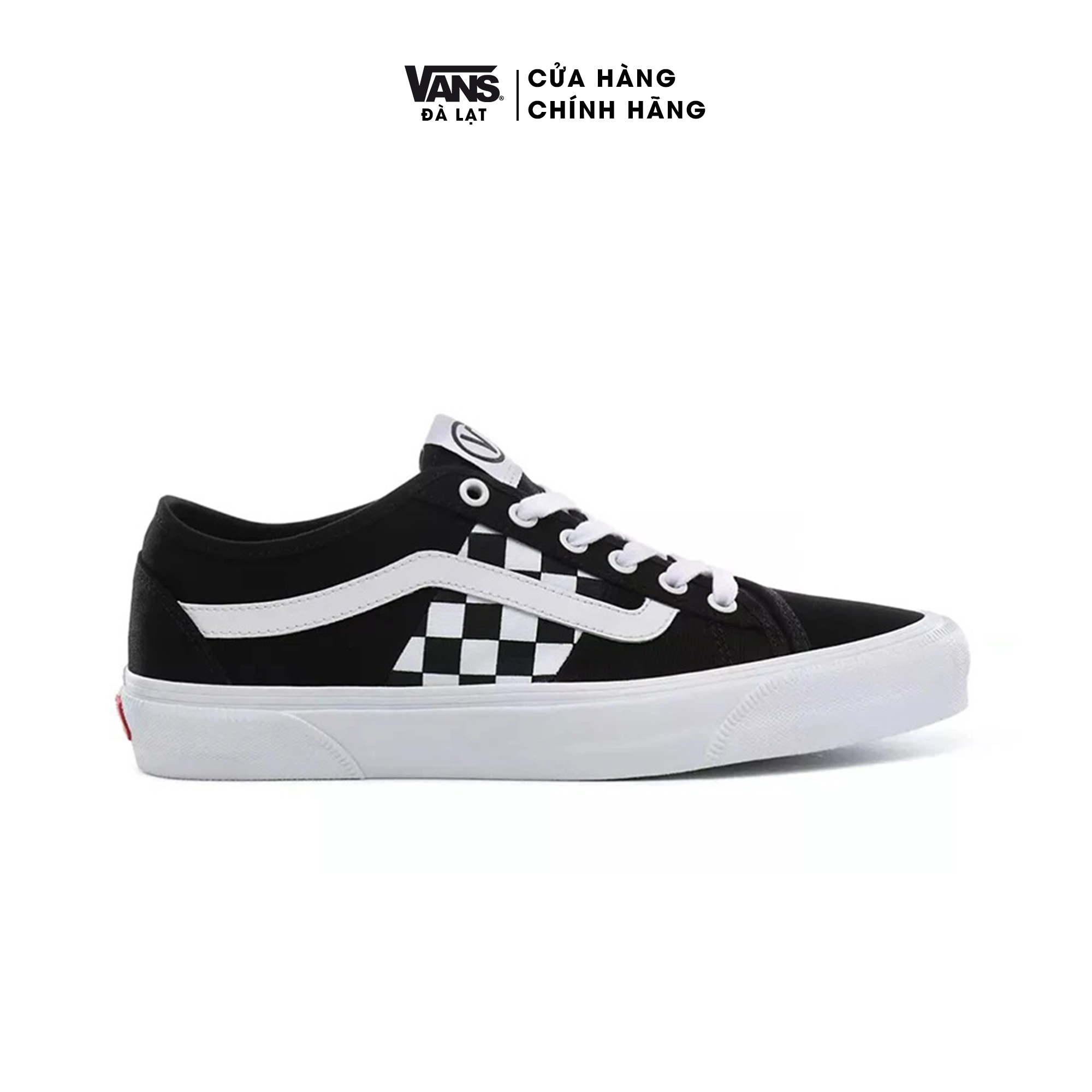 Giày Vans Sneaker Unisex màu đen phối họa tiết Caro - Vans Check Bess NI Shoes - VN0A4BTHT7Z