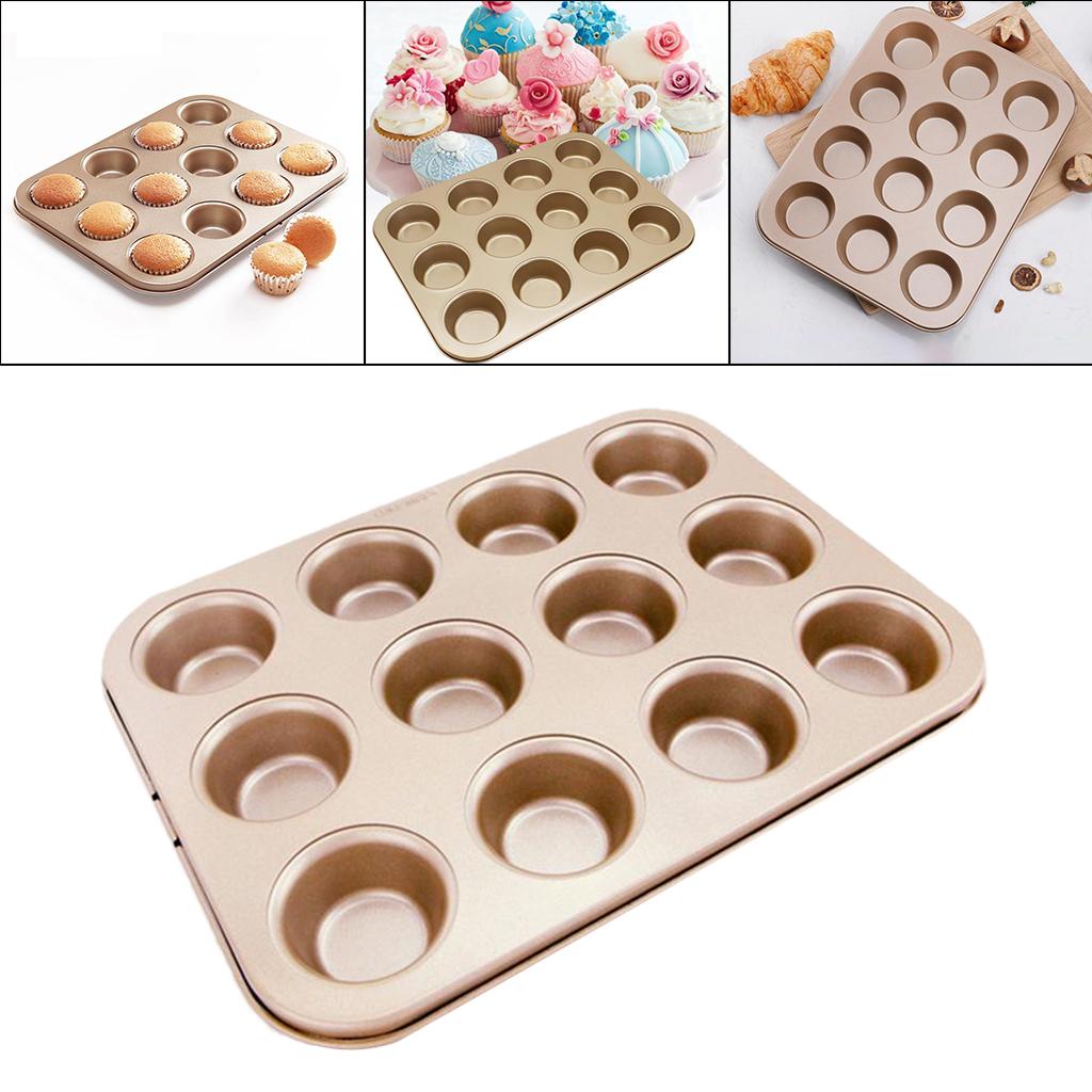 Carbon Steel Cake Baking Mold Tray Chocolate Bread Muffin Pan