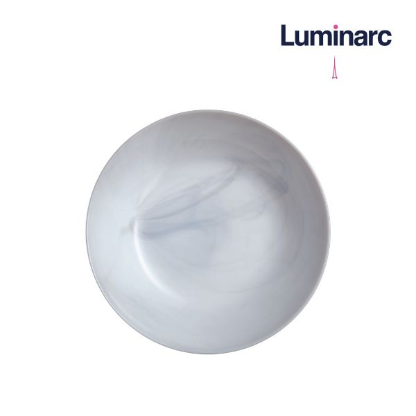 Bộ 6 Đĩa Sâu Thuỷ Tinh Luminarc Diwali Granit Marble 20cm - LUDIP9835