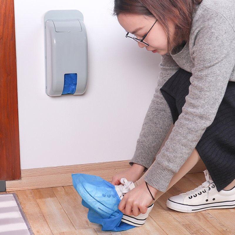 Hộp Đựng Gọn Túi Nilon, Túi Đựng Rác Dán Tường Không Cần Khoan Đục Dính Cực Chắc