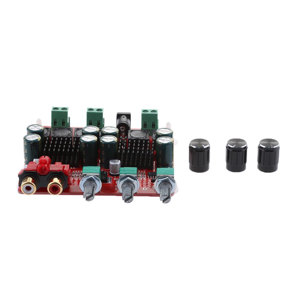 Speaker Dual-channel Amplifiers Audio Power Amp Module Boards 2x50W+100W for Home Office Car