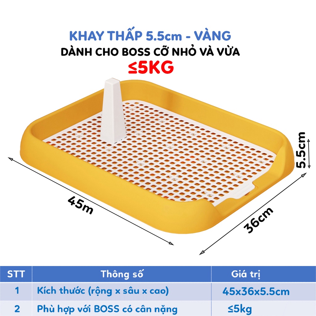 Khay vệ sinh cho chó size lớn- Khay hướng dẫn cún đi vệ sinh