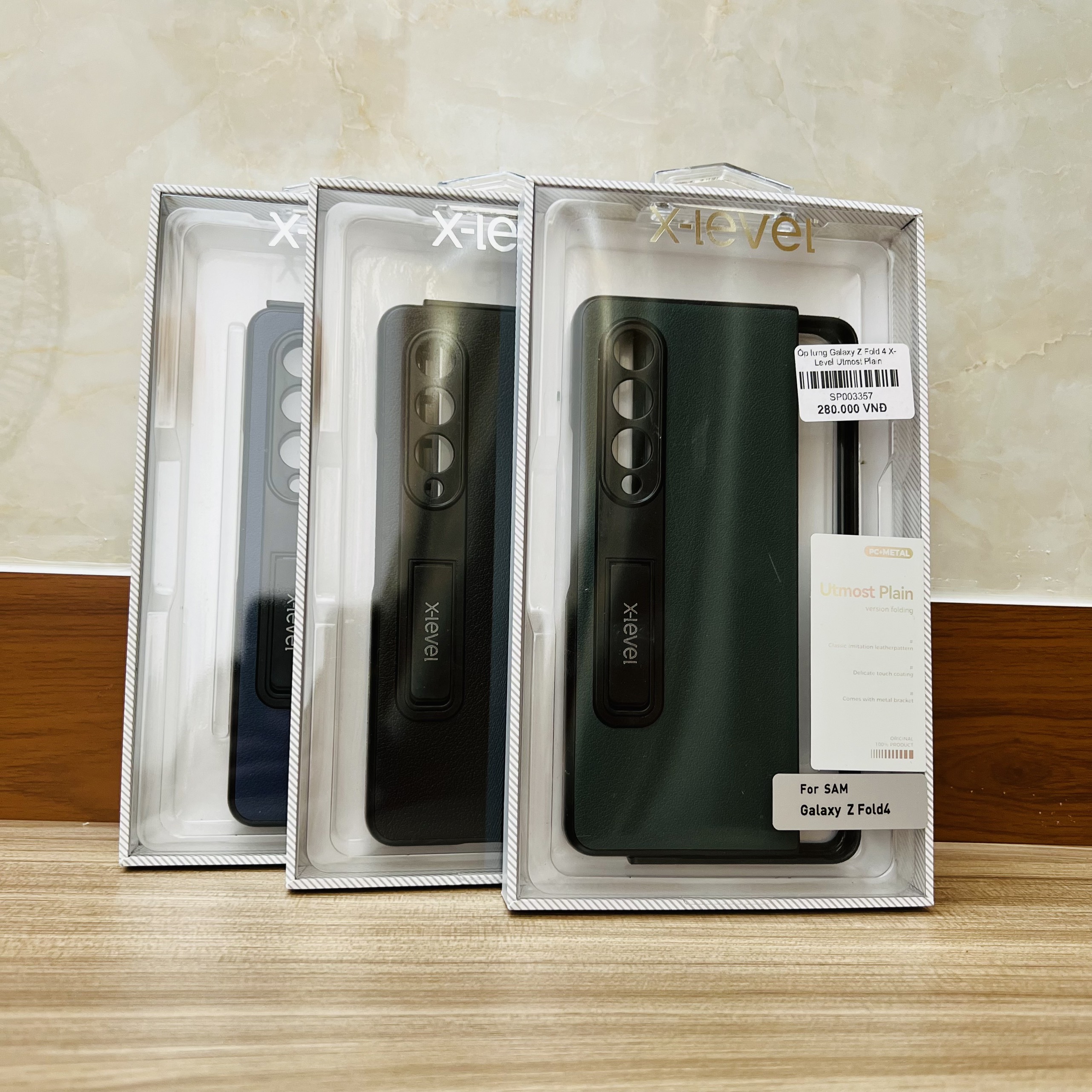 Ốp lưng X-level Utmost Pain dành cho Galaxy Z Fold 4 có chống lưng - hàng chính hãng