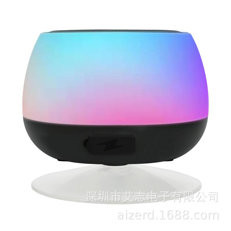 Phong cách mới nhất của loa siêu trầm bầu không khí ánh sáng đầy màu sắc ánh sáng loa siêu trầm mini trong nhà máy tính để bàn hộ gia đình cốc hút loa loa nhỏ không dây