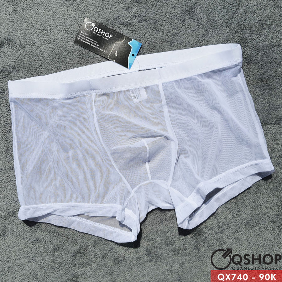 Quần lót boxer nam lưới mịn sành điệu QSHOP QX740