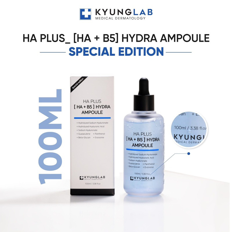 Tinh chất serum căng bóng HA B5 KyungLab 100ml cấp ẩm, phục hồi da, chống lão hóa hiệu quả