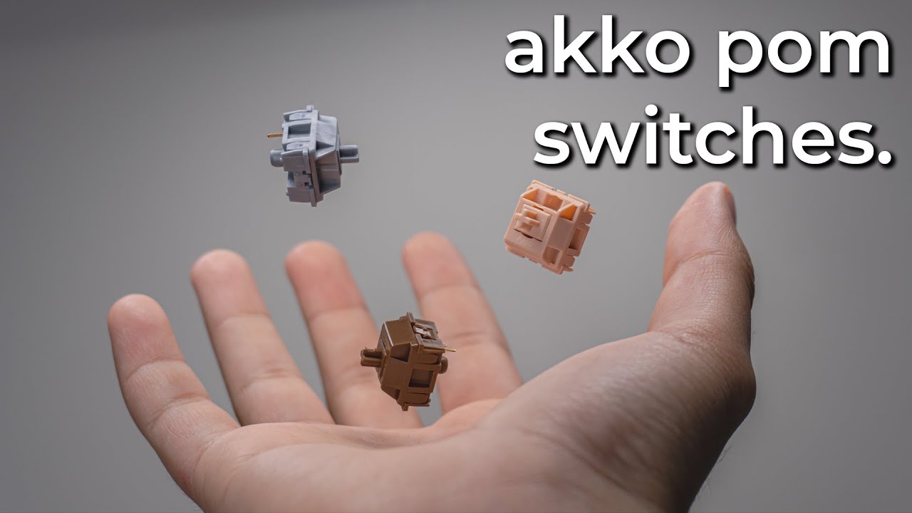 [Bộ 45 Switch/Pack] Công tắc thay thế bàn phím cơ AKKO CS Switch - POM (Pink/Brown/Silver)_Mới, hàng chính hãng