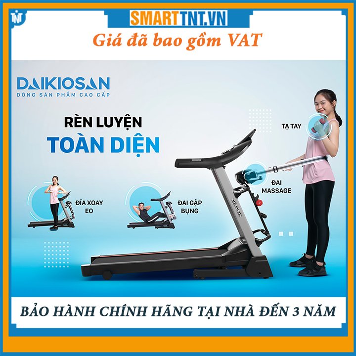 Máy chạy bộ đa năng chính hãng Daikiosan DVCB-00003 cao cấp