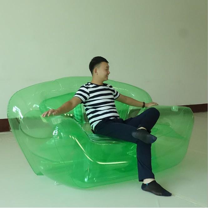 Ghế hơi sofa 2 người nhựa PVC 185x96x95cm