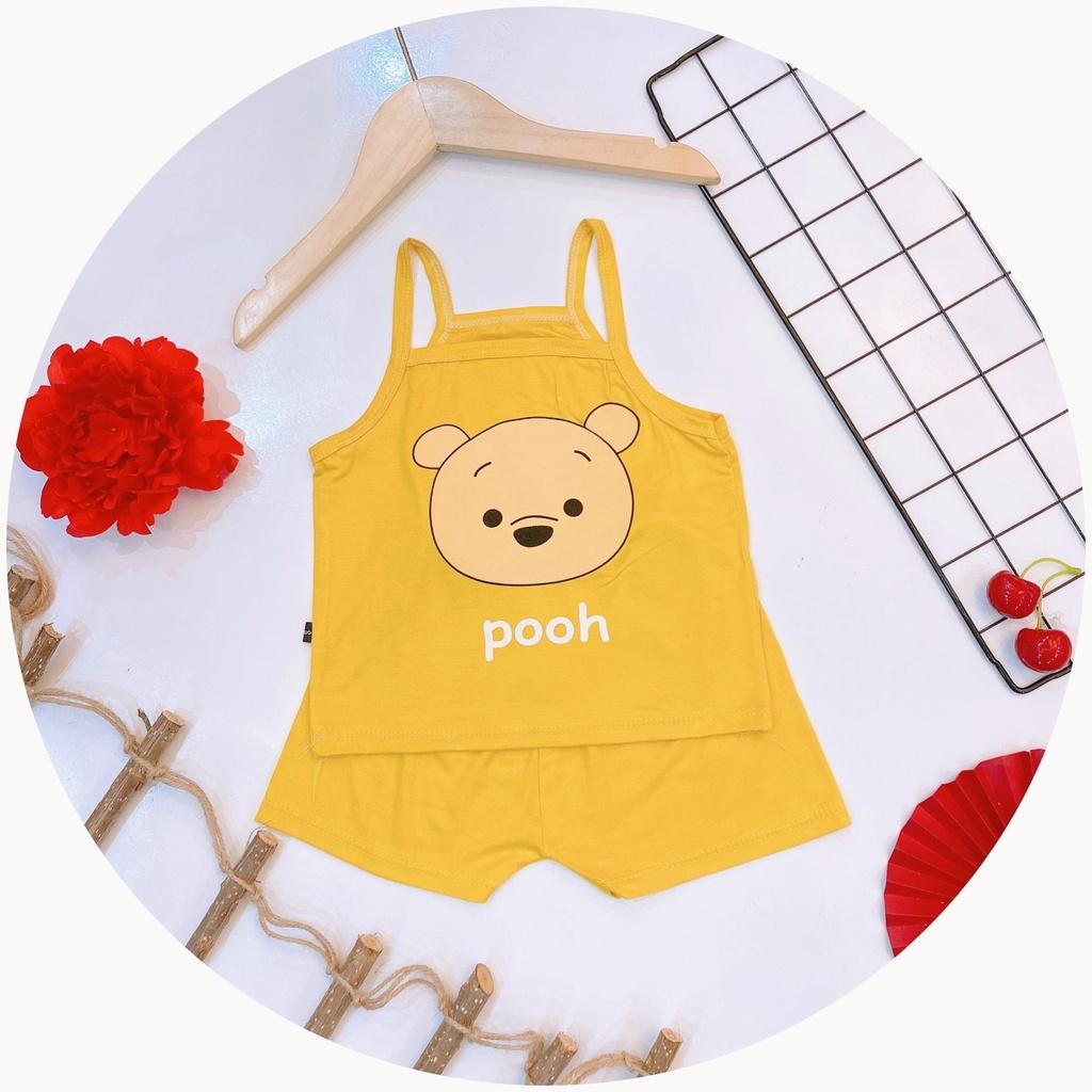Bộ 2 dây bé gái thun lạnh siêu mát siêu dễ thương