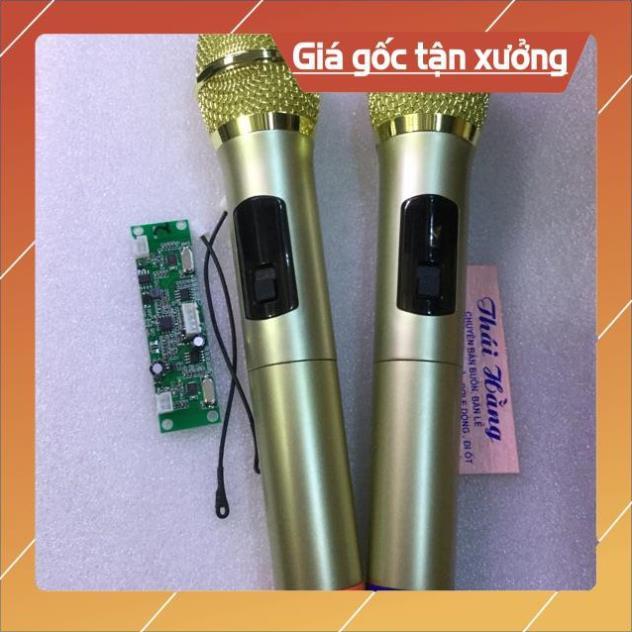 Mic không dây cho loa kéo UHF mạch rời (2 chiếc ) [ShopUyTín]