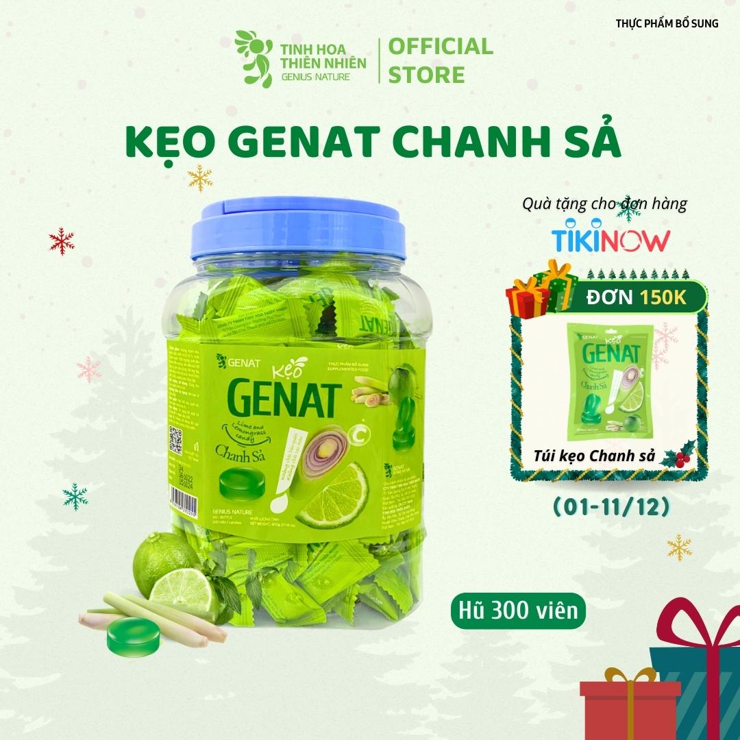 Kẹo Genat Chanh Sả (Hủ 300 viên) - Giao 2H HCM