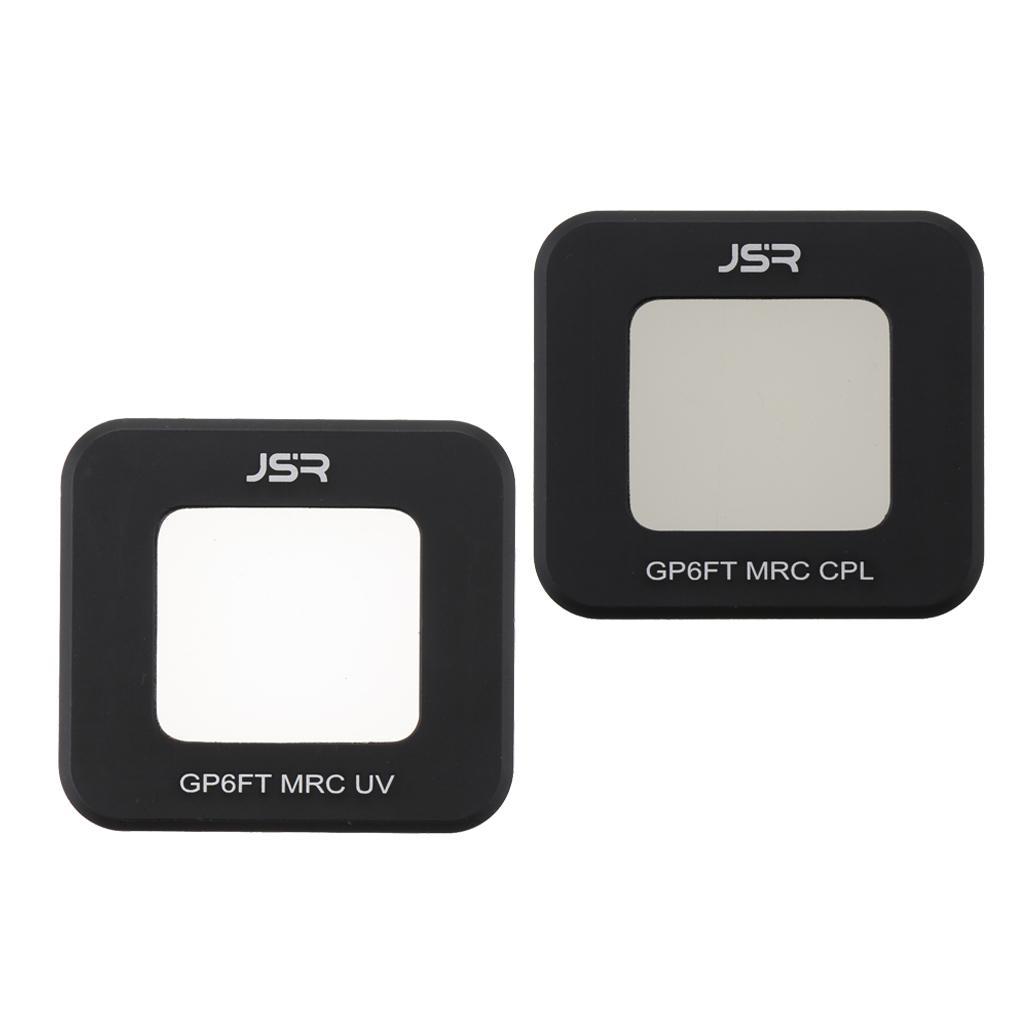 UV+CPL Protective Lens Replacement Filter Cover Kit for  Hero 7 6 5