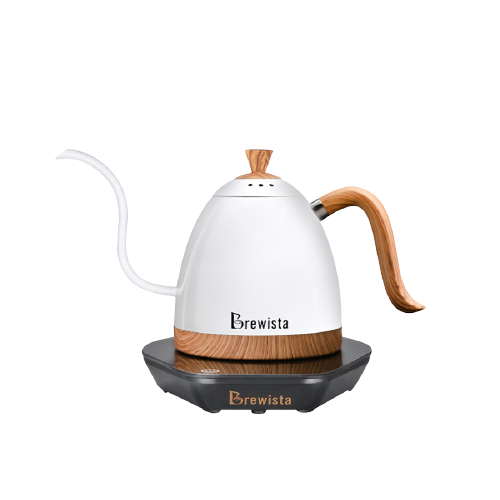 Ấm điện kiểm soát nhiệt độ Brewista Artisan 600ml Gooseneck Variable Kettle - Pearl white