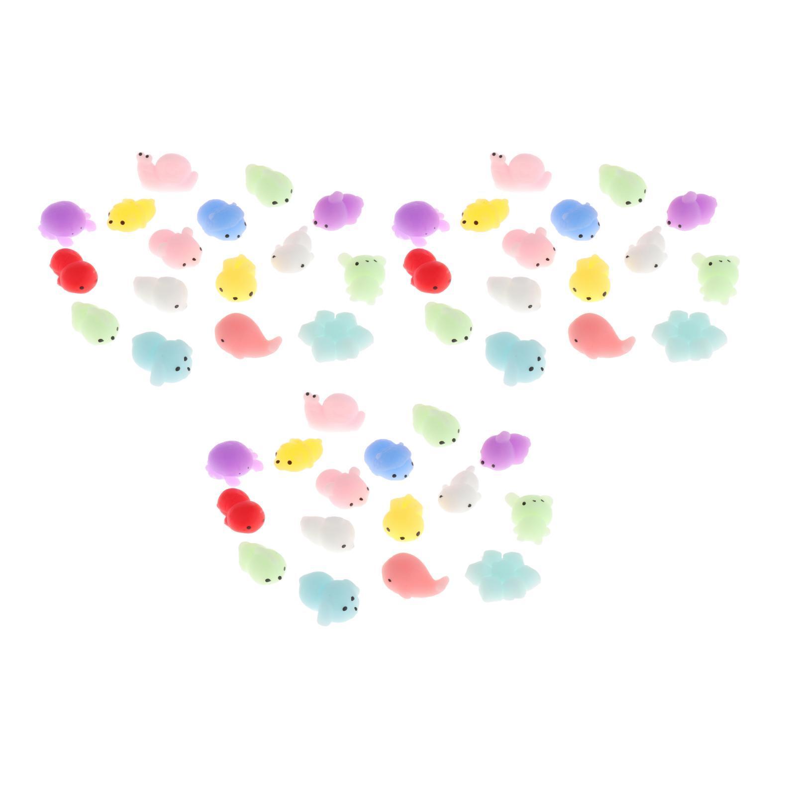 50Pcs Mini Squeezing Toys Sensory Toy Decoration Soft Interesting Relaxing Toy for Party Favors Birthday Gifts Easter Basket Stuffers Adults