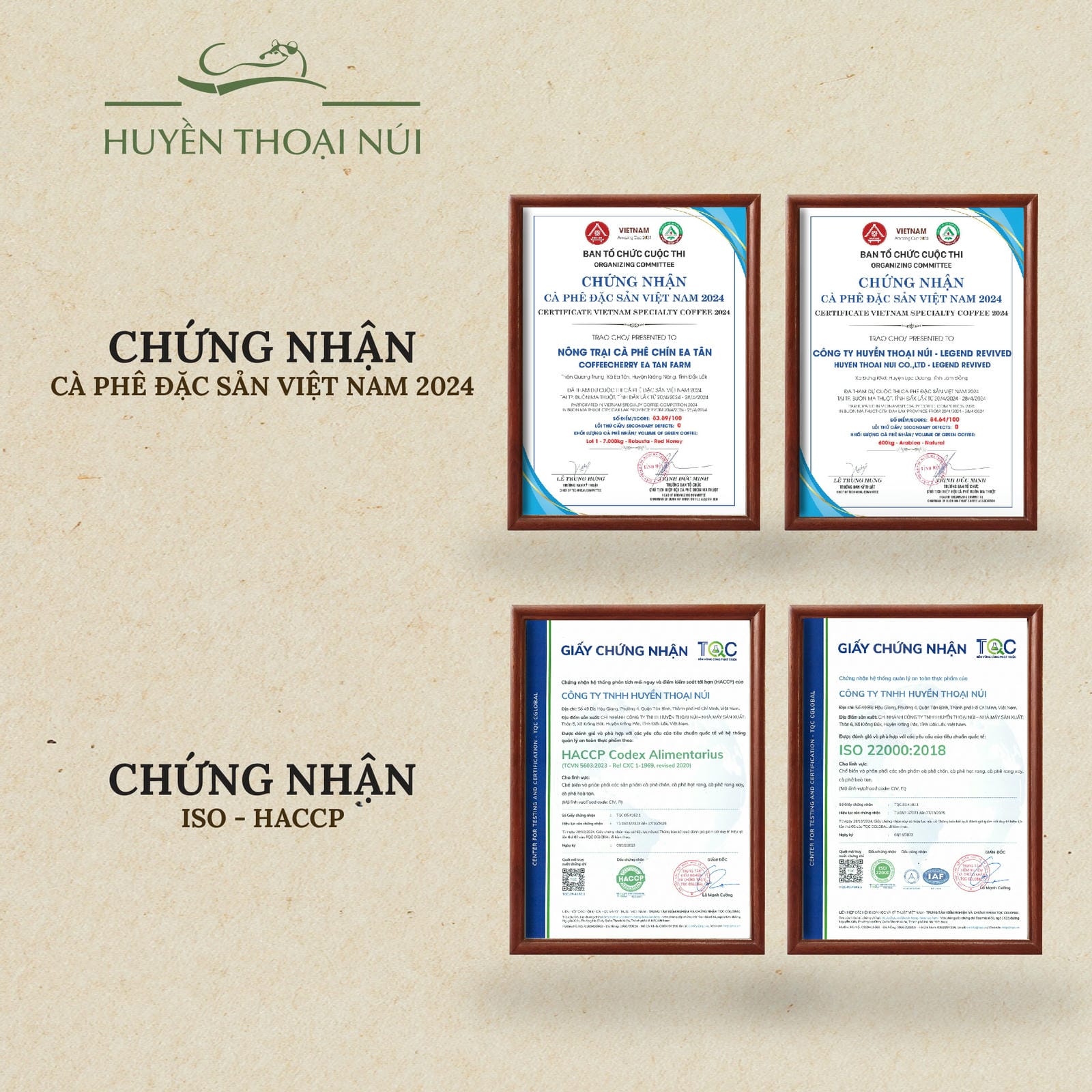 Cà Phê Chồn Arabica Blend Mountain Legend - Vị Ngọt Béo Tự Nhiên, Hương Hoa, Hậu Ngọt Sạch - Hộp 75g