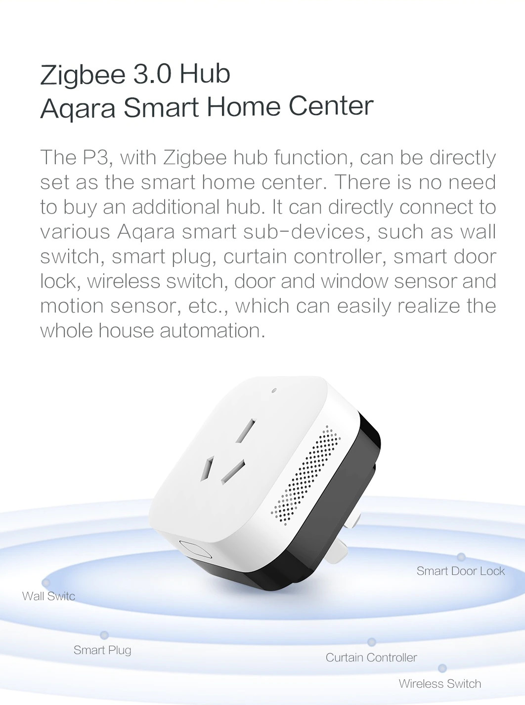 Ổ cắm điều khiển điều hòa Aqara Air P3 Controller tương thích Apple Homekit - Hàng Chính Hãng