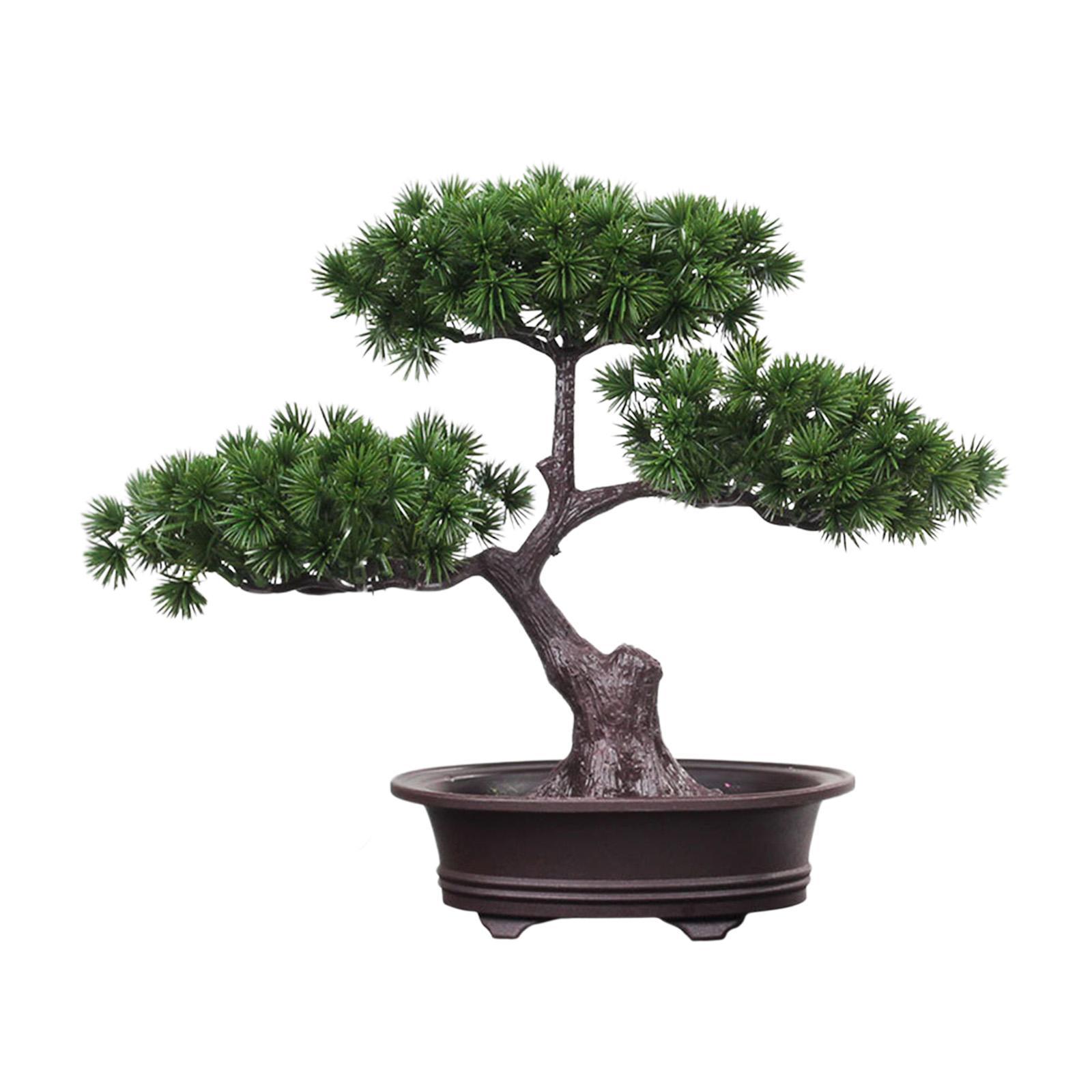 Artificial Welcoming Tree Pot Plant Bonsai Versatile for Hall Vestibule