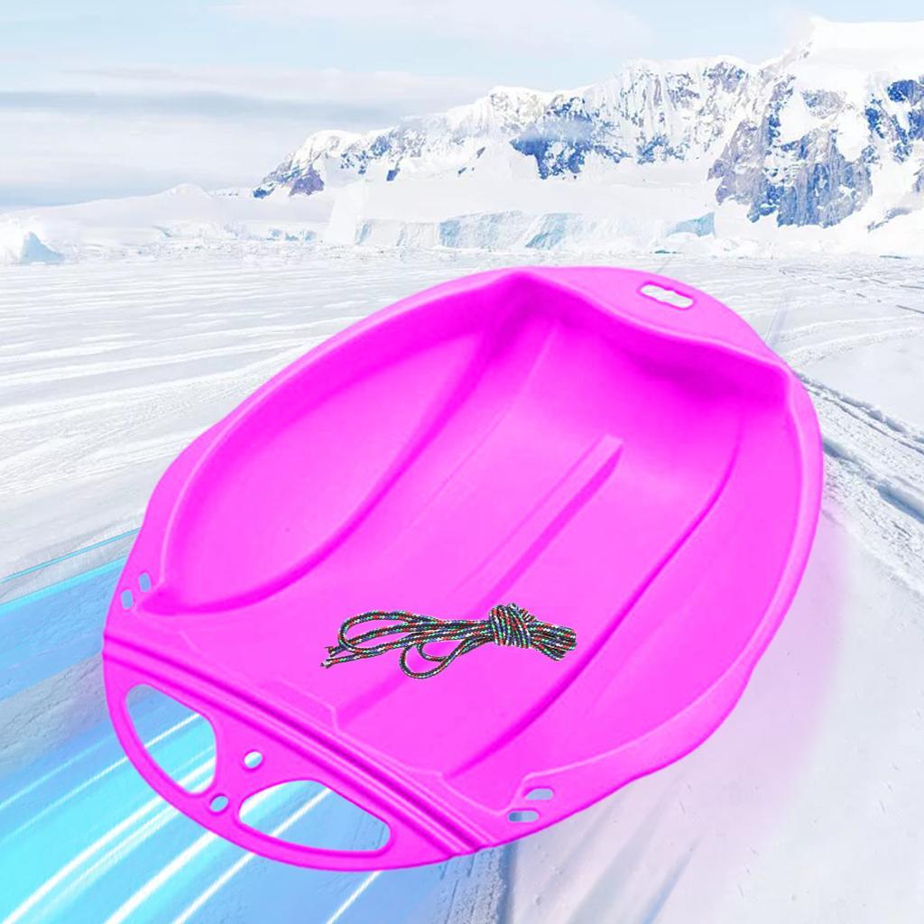 Snow Sled Sledge Skiing Toboggan Board Outdoor Luge Sports Game Kids Adult