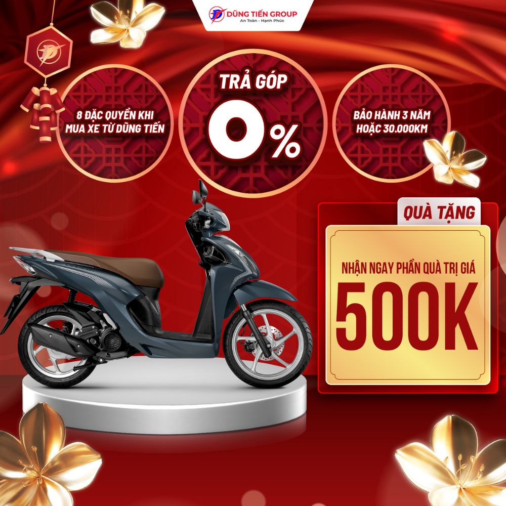 Xe Máy Honda Vision Phiên Bản Cổ Điển 2024