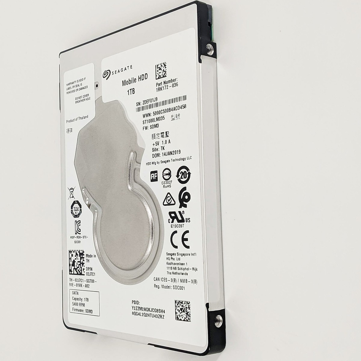 Ổ CỨNG LAPTOP 7mm - 1TB HDD - 1000GB SATA - 2.5inch - SEAGATE- Hàng Chính Hãng