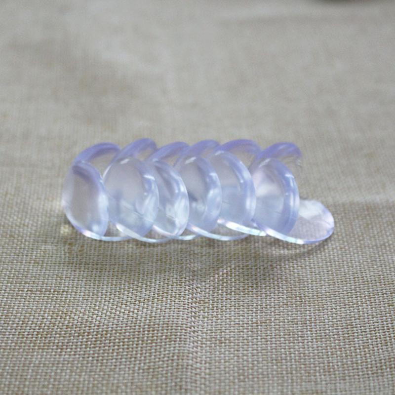 Miếng Nhựa Pvc Hình Cầu Trong Suốt Bọc Góc Bàn Bảo Vệ An Toàn Cho Bé