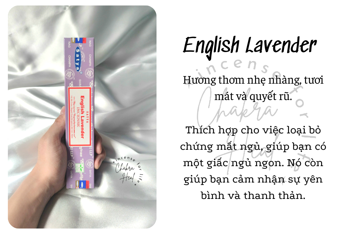 Thanh Hương Satya Incense l CHAKRA HEAL INCENSE