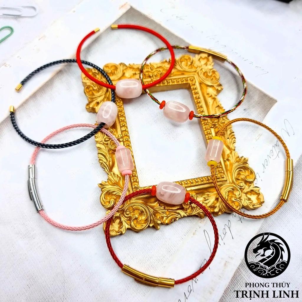 VÒNG TAY LU THỐNG VUÔNG TA HỒNG