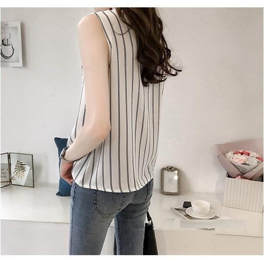Áo sơ mi nữ cổ v 2 túi sm28