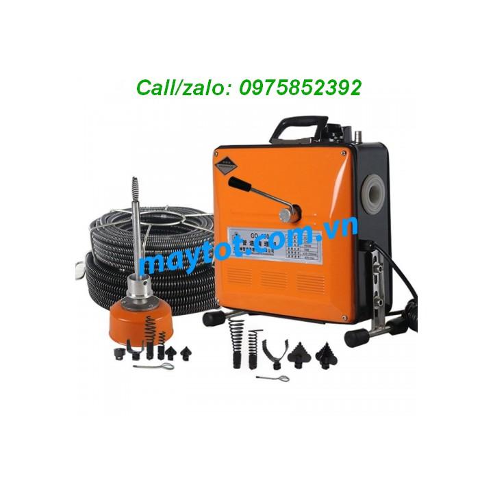 máy thông cống GQ 150 - 1500W dùng thông các công trình, đường ống lớn, sử dụng dây thông phi 22,18