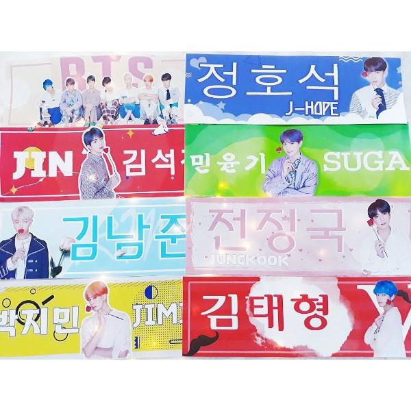 Banner BTS Banner cổ vũ dành cho Fan nhóm BTS