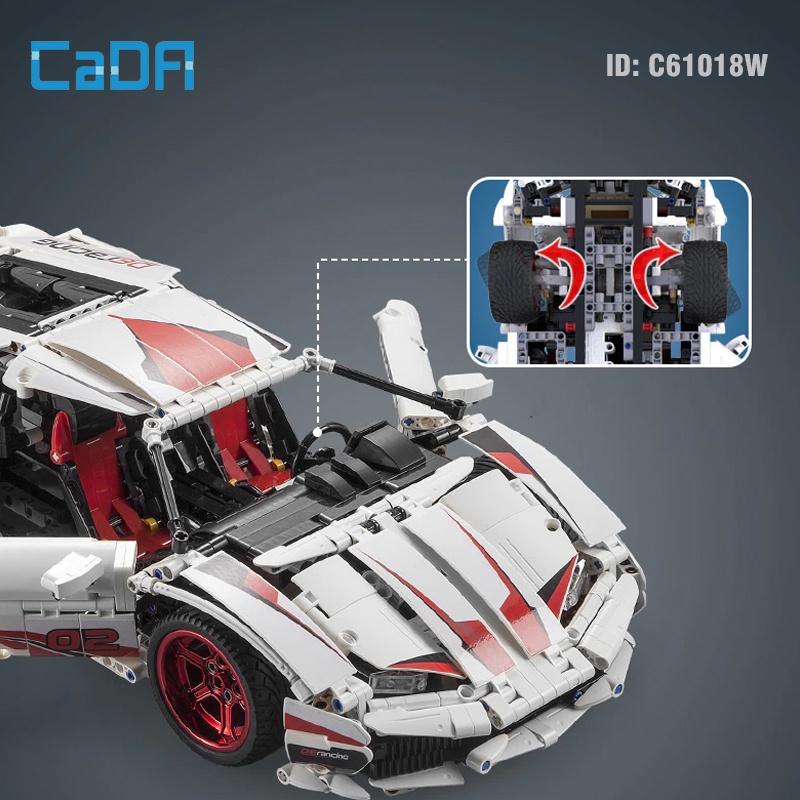 Đồ chơi lắp ráp, xếp hình điều khiển từ xa Xe Supper Car 610 – CADA C61018W