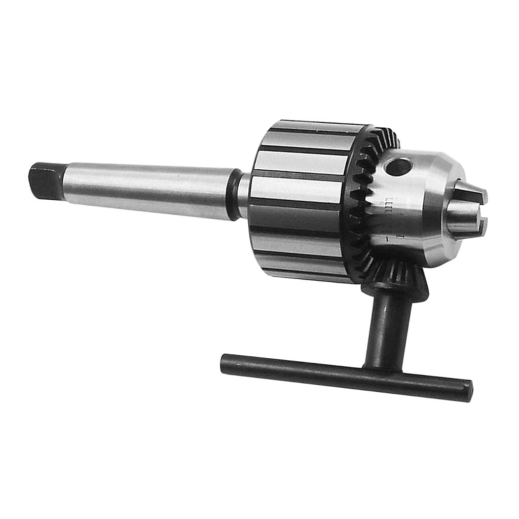 Machine Precision Carbon Steel Keyless Lathe Drill Chuck MT2-B16 1-13mm Range