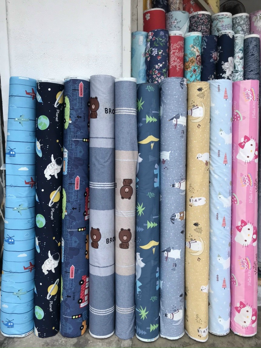 Bộ Ga Gối Vải Cotton Hàn Quốc Mịn Mát