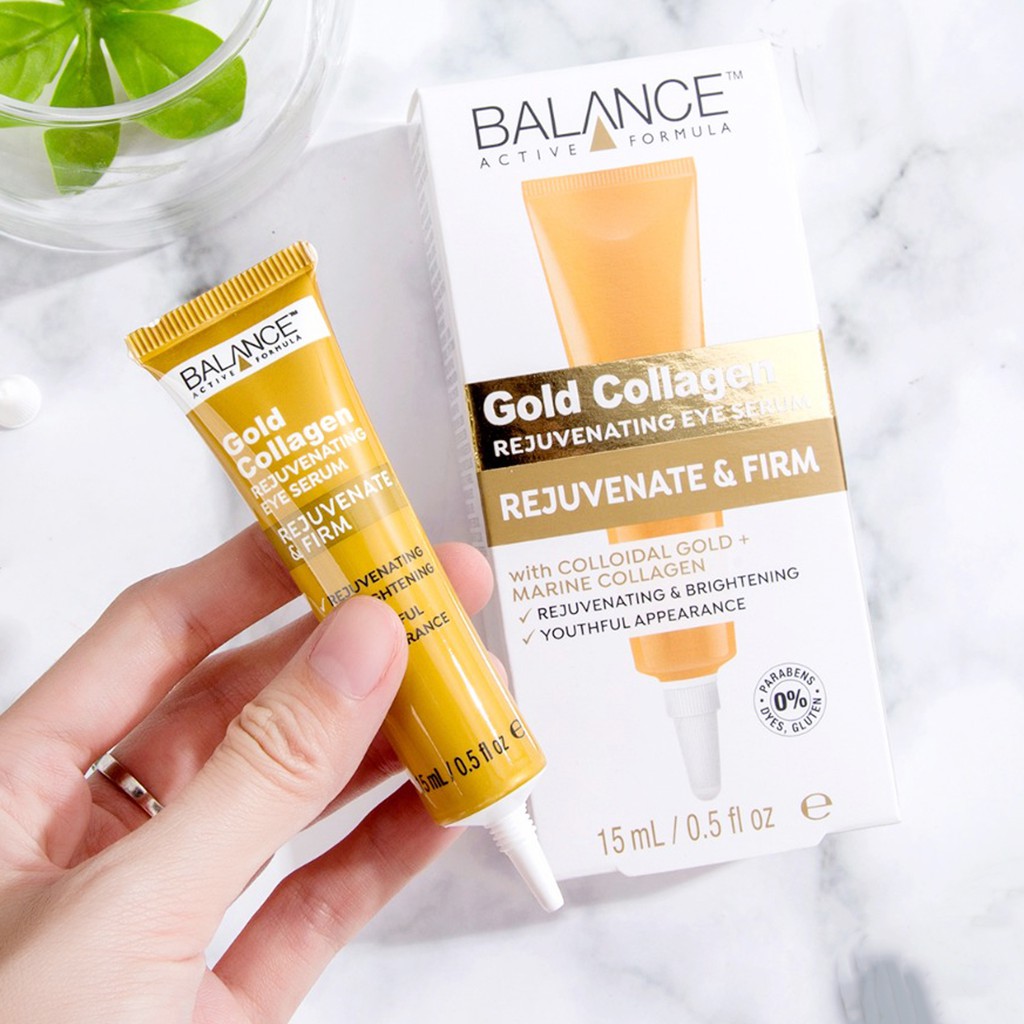 Tinh Chất Dưỡng Mắt Balance Gold Collagen Rejuvenating Eye Serum