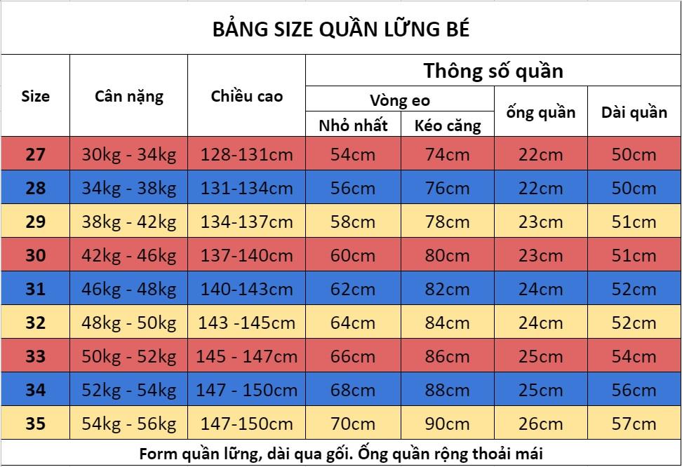 Quần bé trai BIG SIZE từ 30kg đến gần 60kg, quần lững form rộng, quần kaki lưng thun - NH Shop