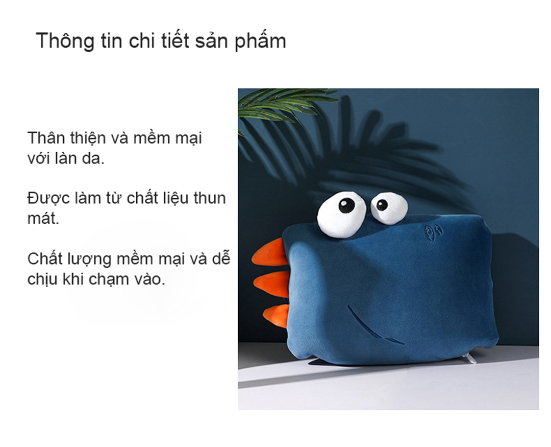 Gối Kê Cổ Chữ U Giúp Giảm Đau Cổ, Biến Hình 2 Trong 1 Dễ Thương, Phù Hợp Cho Văn Phòng Và Du Lịch