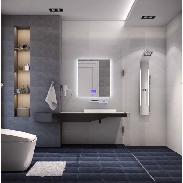 Gương cảm ứng Gương nhà tắm thông minh Gương bluetooth 70 x 50 xuất Ý