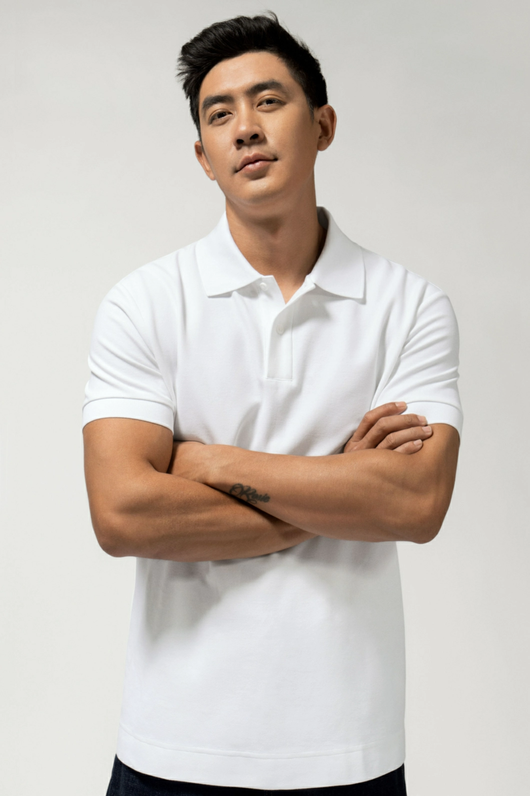 Áo Polo Nam ROUTINE Vải S.Café Trơn Form Fitted - 10S24POL011R2 | ROUTINE CÀ MAU