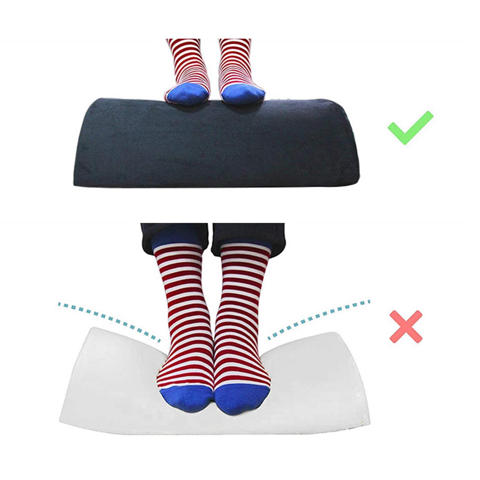 Foot Rest for under Desk at Work ,Foot Rest Cushion Portable ,Soft ,Feet Support Leg Pillow Knee Support Cushion Pillow for Office Study Travel