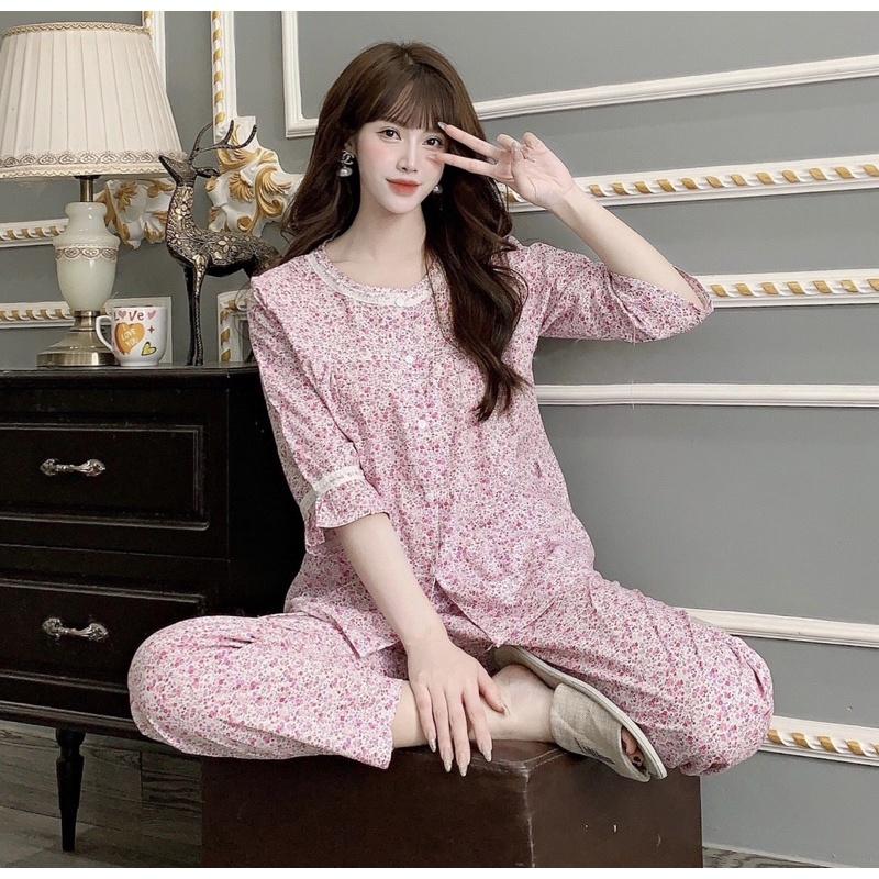 Đồ bộ nữ xinh chất kate hàn mềm mát