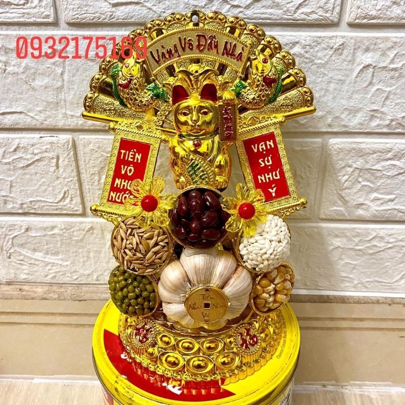 Tháp tỏi mèo chiêu tài 2 liễng nhỏ