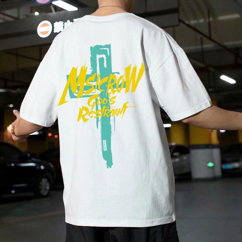 Áo Thun Nam Ngắn Tay In Hình Sáng Tạo