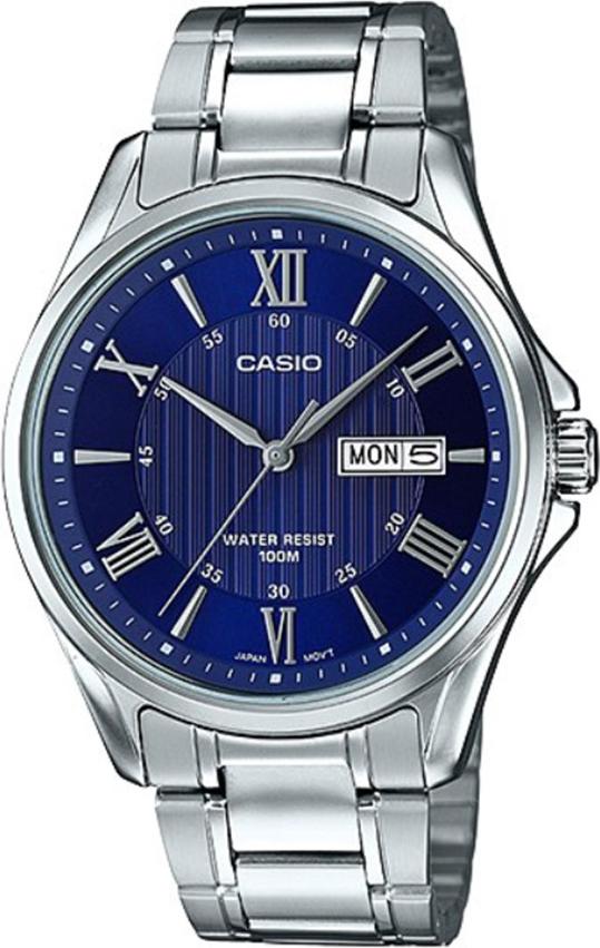 Đồng hồ nam dây kim loại Casio MTP-1384D-2AVDF