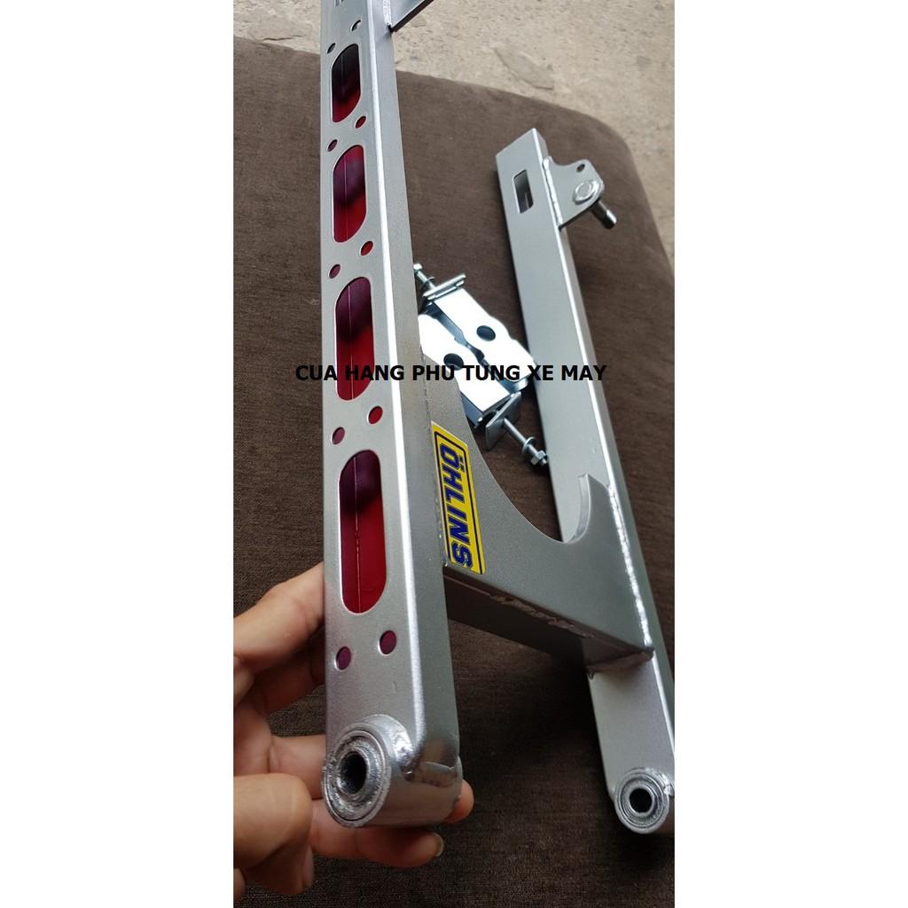 Gấp xe Dream phay lổ 50cm kèm pát tăng sên