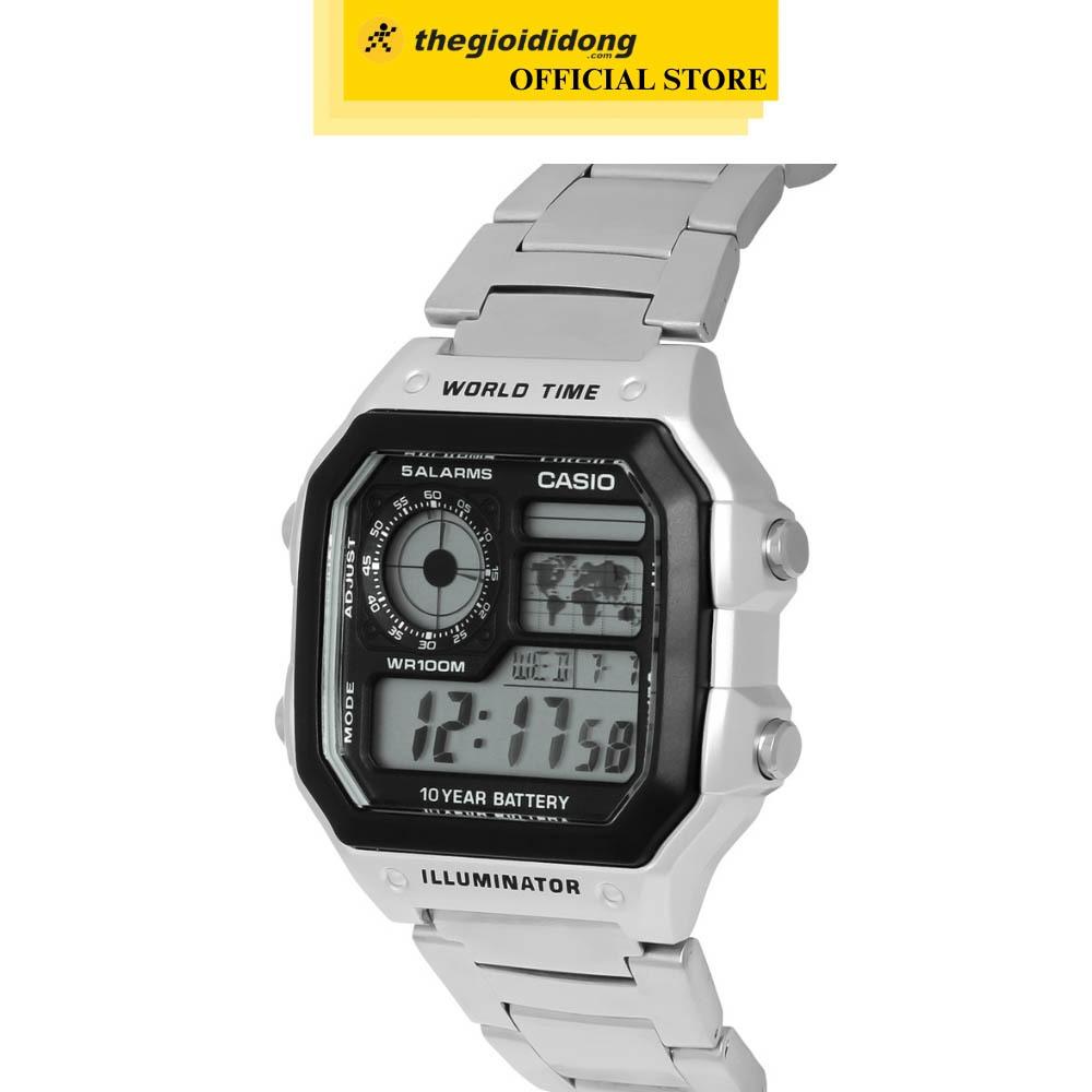 Đồng hồ CASIO 45 x 42.1 mm Nam AE-1200WHD-1AVDF - Hàng Chính Hãng