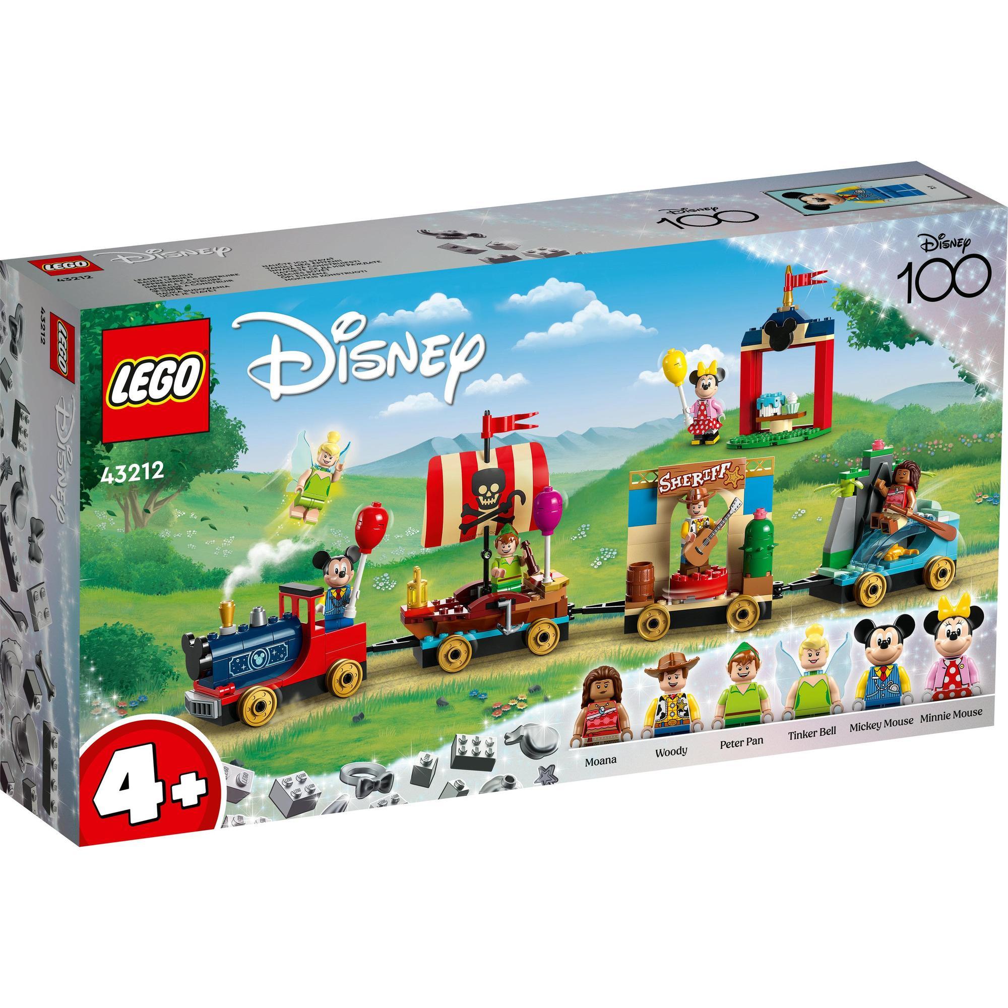 LEGO Disney Princess 43212 Đoàn Tàu Kỷ Niệm Disney 100 (200 chi tiết)