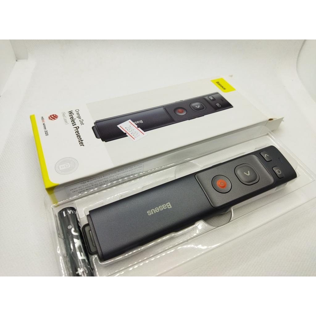 Bút Laser trình chiếu Baseus Orange Dot Wireless Presenter - Hàng chính hãng